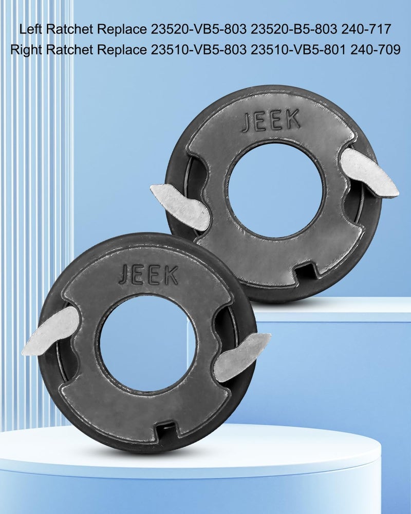 PNYZIK 2 Pair Left & Right Ratchet Holder Set Replace 23510-VB5-803 & 23520-VB5-803 240-709 240-717 Fit for Honda HR194 HR195 HR214 HR215K1 HR216 HRA216 HRC215 HRC216 21" Lawn Mowers, ID: 0.595" OD: 1.411" - Image 3